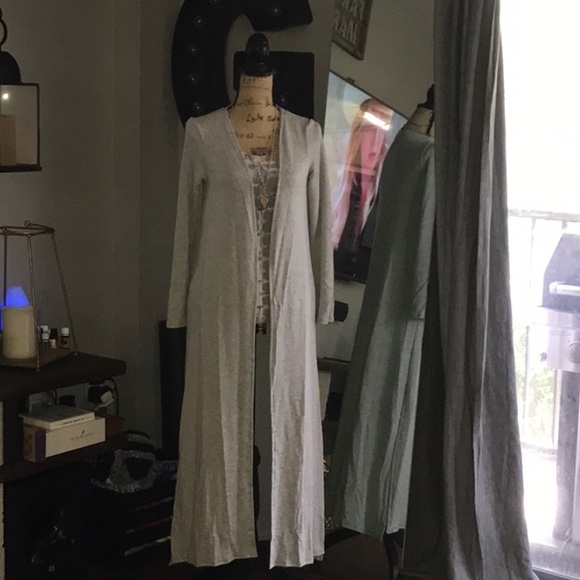 🎃Knit Solid Open Front Maxi Cardigan🎃 - Picture 8 of 8